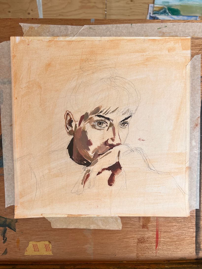 Probably would have been an idea to trace the image rather than draw freehand!