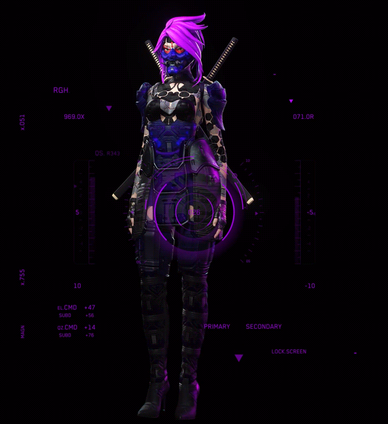 CYBER GEISHA WOMAN V3 BY Oscar Creativo 7