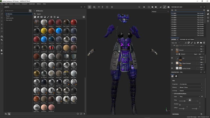 CYBER GEISHA WOMAN V3 BY Oscar Creativo 8