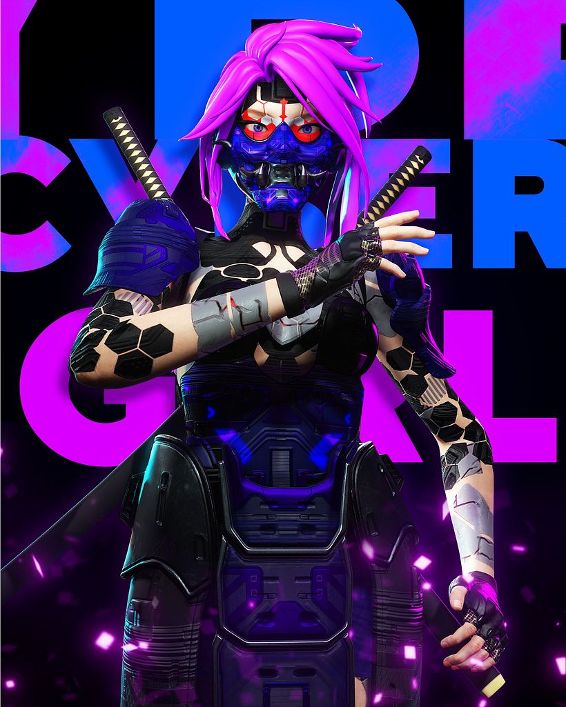 CYBER GEISHA WOMAN V3 BY Oscar Creativo 13