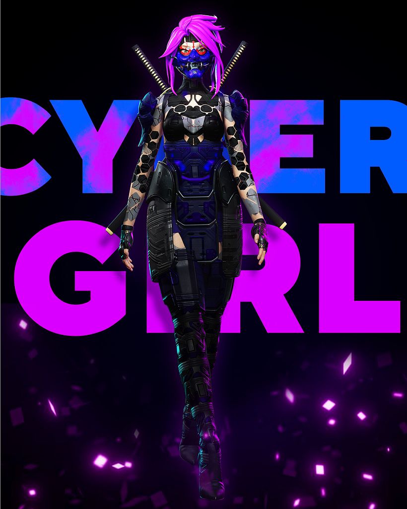 CYBER GEISHA WOMAN V3 BY Oscar Creativo 5