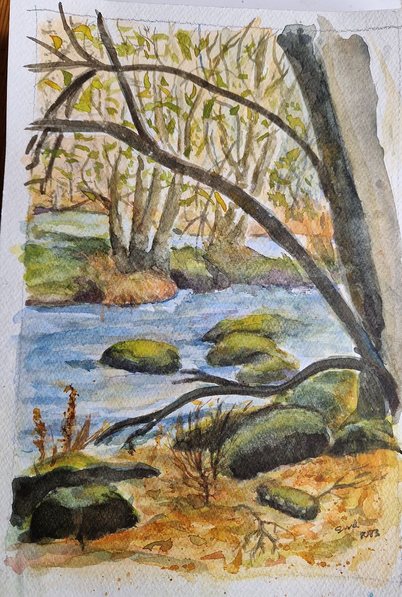 Dreamy watercolor landscapes 1