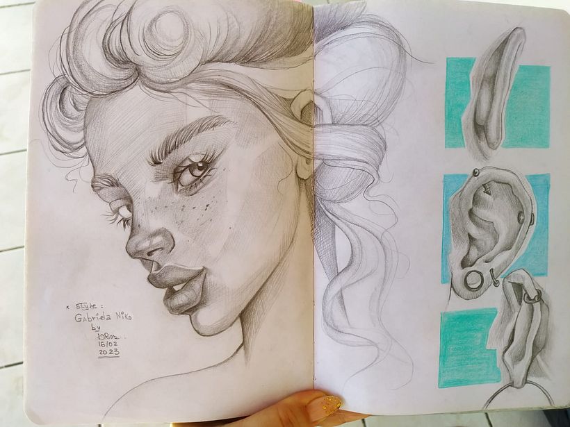Meu projeto do curso: Caderno de retratos: explore o rosto humano 10