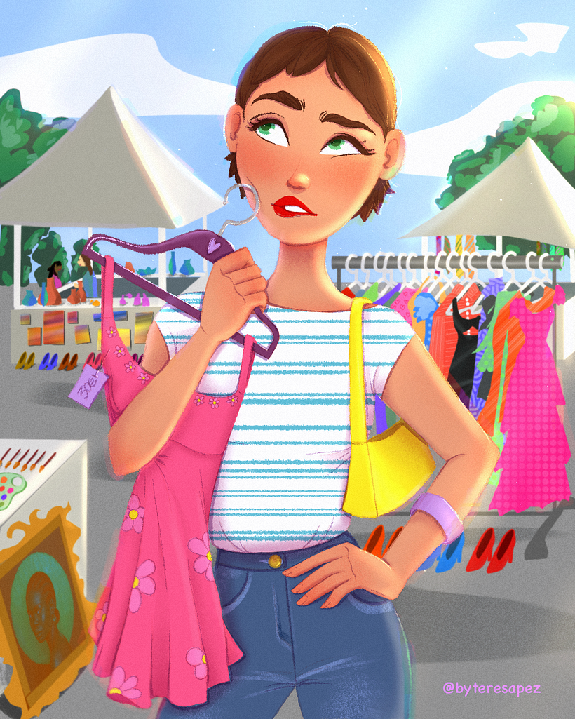 Y finalmente, después de añadir sombras, luces y detalles, este es el resultado final :)