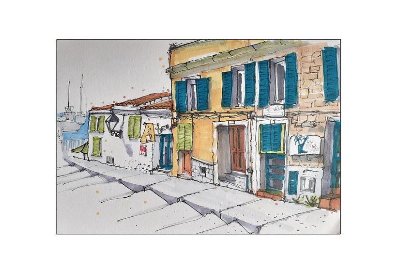street sketch