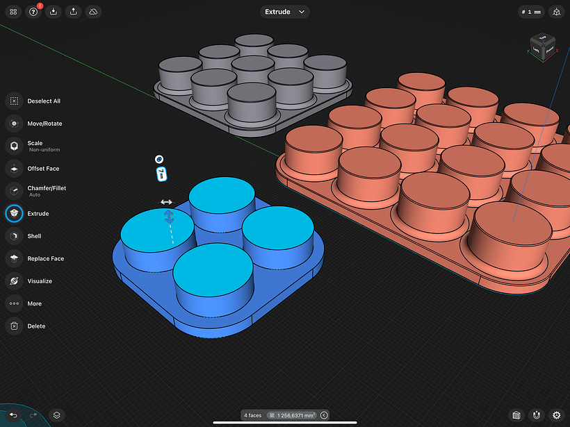Quickly jumped into Shapr3D to draft the shape...