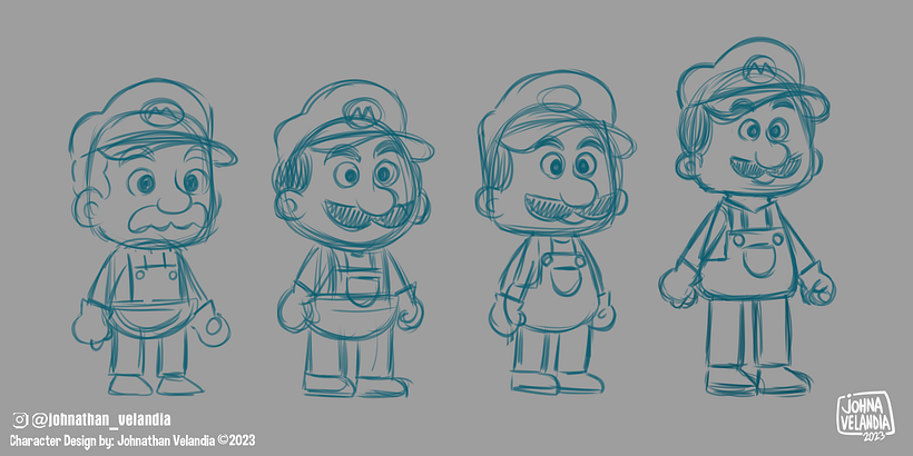 Diseños Super Mario Bros.