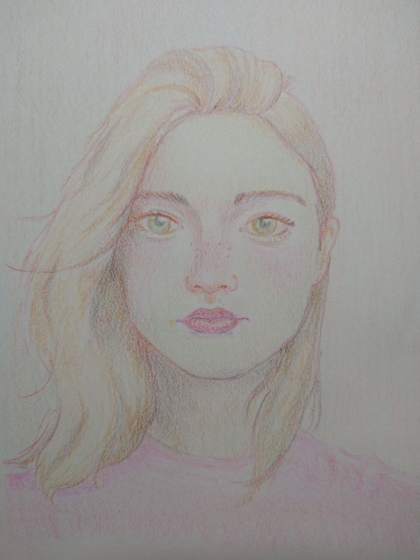 My project for course: Vibrant Portrait Drawing with Colored Pencils 1