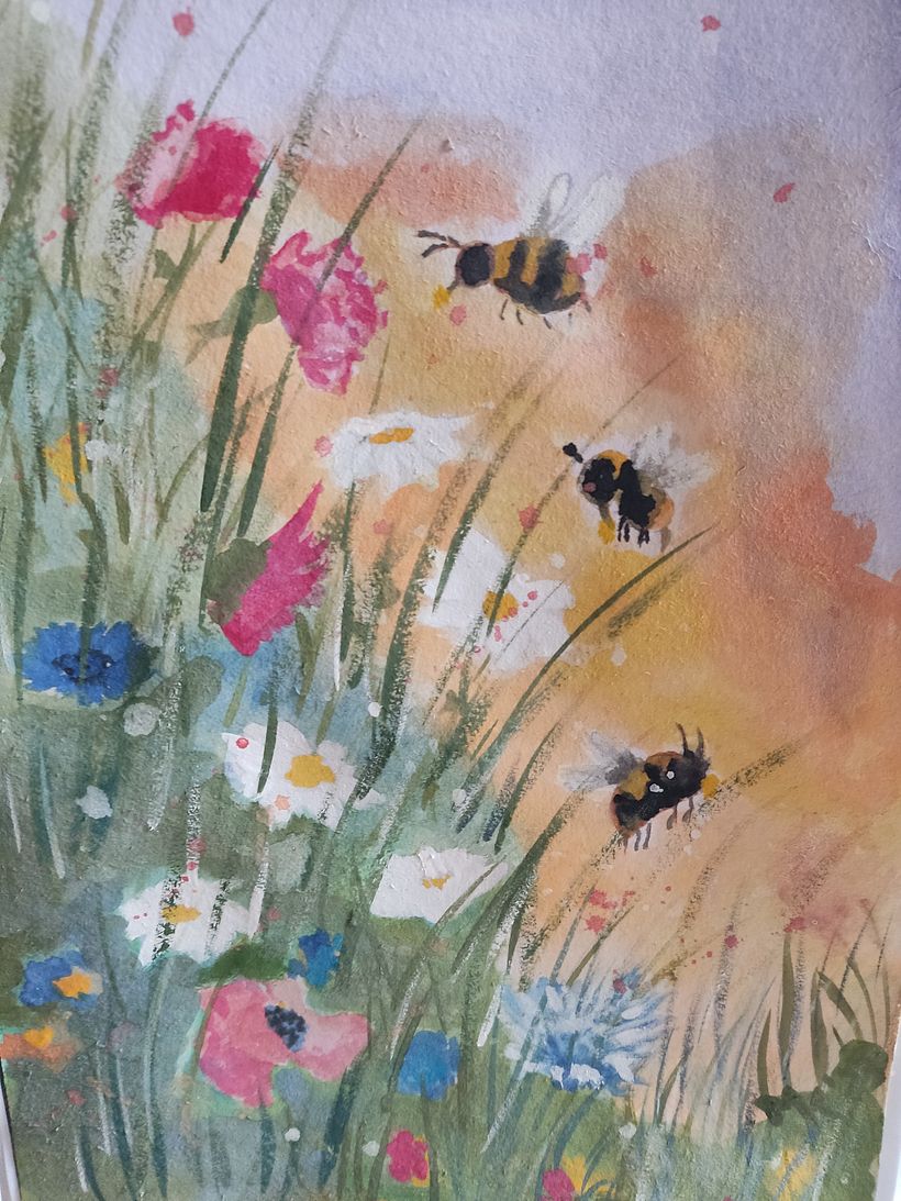 Mein Abschlussprojekt für den Kurs: Naturillustration mit Aquarell und Kohle 2