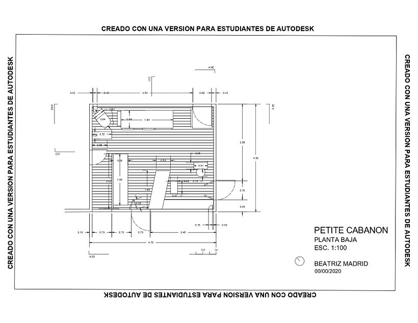 Mi proyecto del curso: Introducción al dibujo arquitectónico en AutoCAD 1