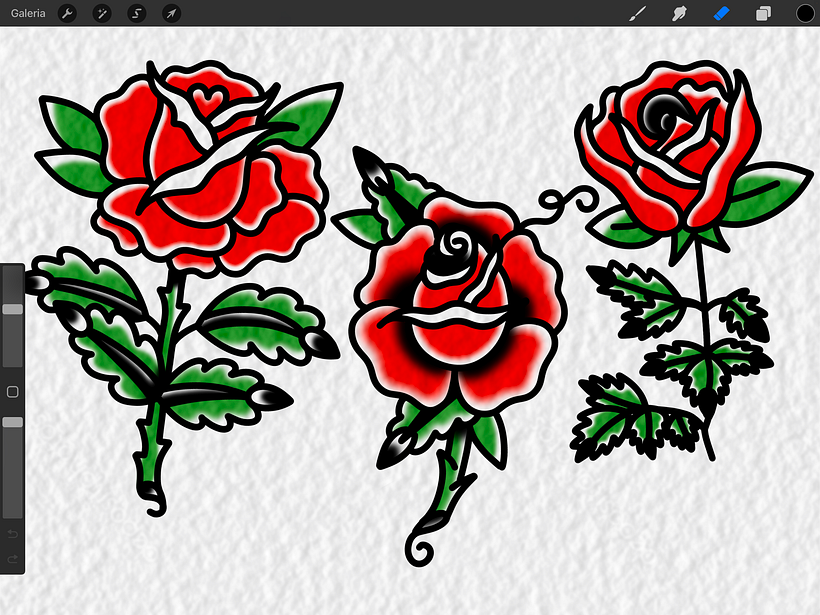 My project for course: Design Old-School Tattoos in Procreate 2