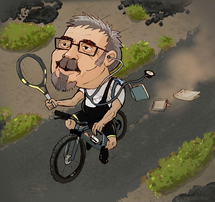 Caricatura de mi padre 1