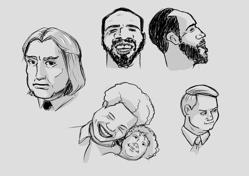 First character design round