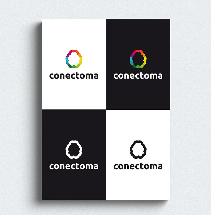Diseño de identidad corporativa Conectoma 1