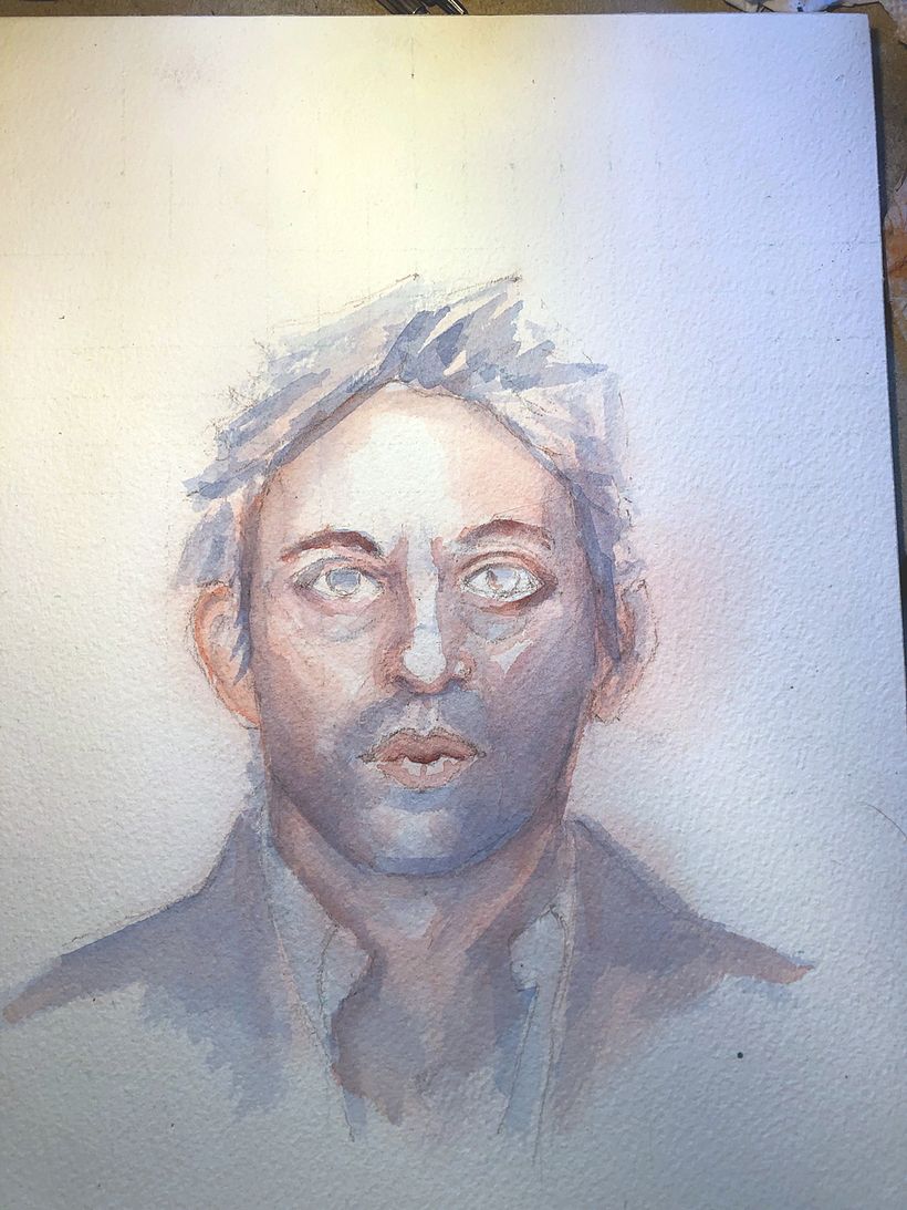 Cadmium red and quinacridone