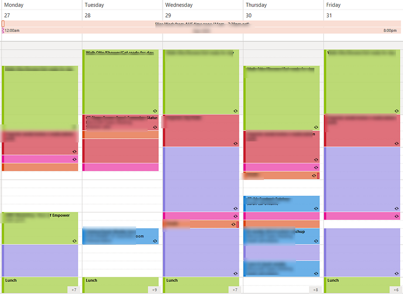 I've left open slots on Tuesdays and Thursdays as those are the days I have blocked out on my calendar to have calls.