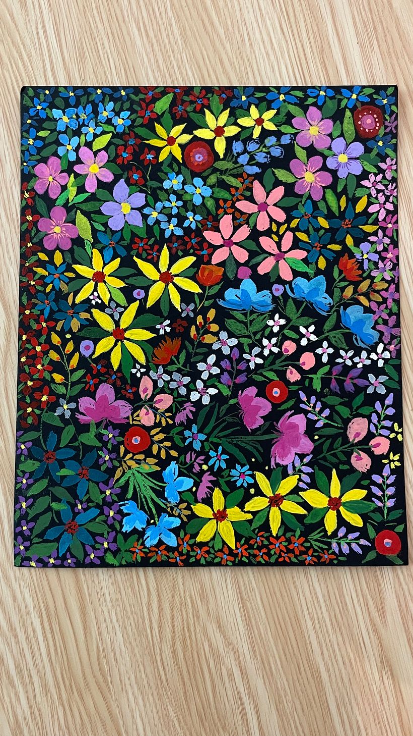 My project for course: Vibrant Floral Patterns with Watercolors 2