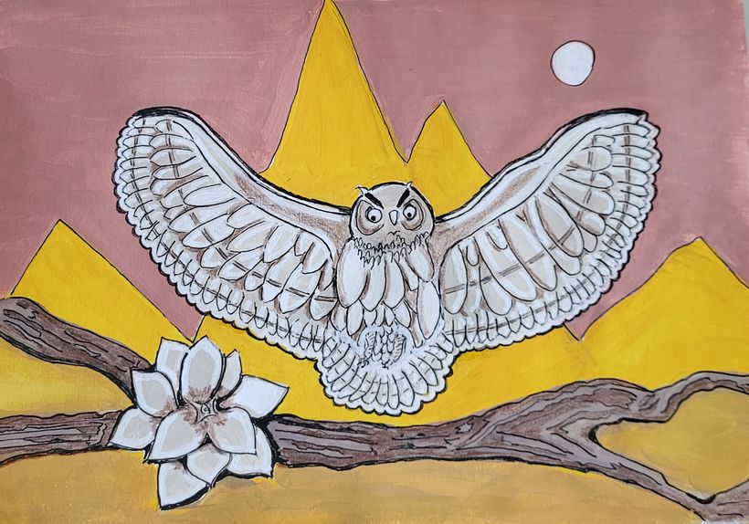 Mi proyecto del curso: Dibujo creativo con tinta y gouache 3