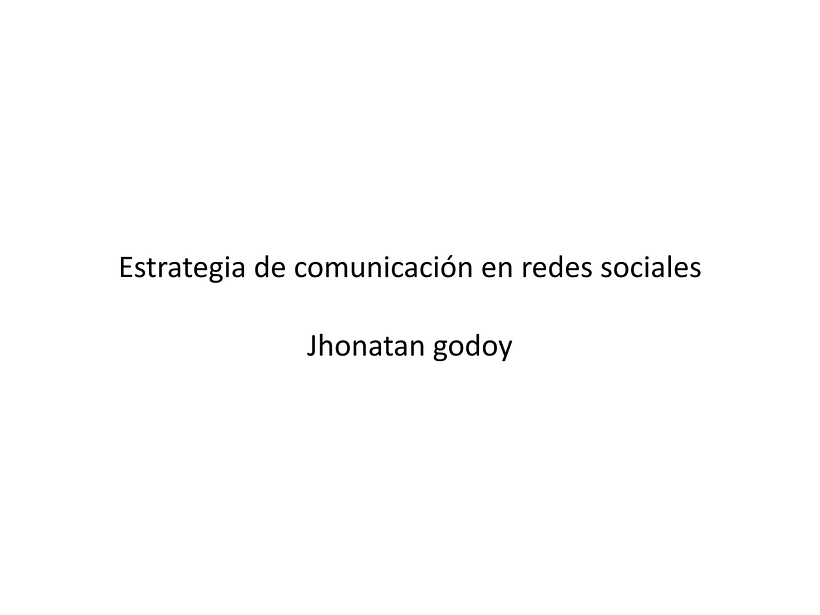 Mi proyecto del curso: Introducción al community management 1
