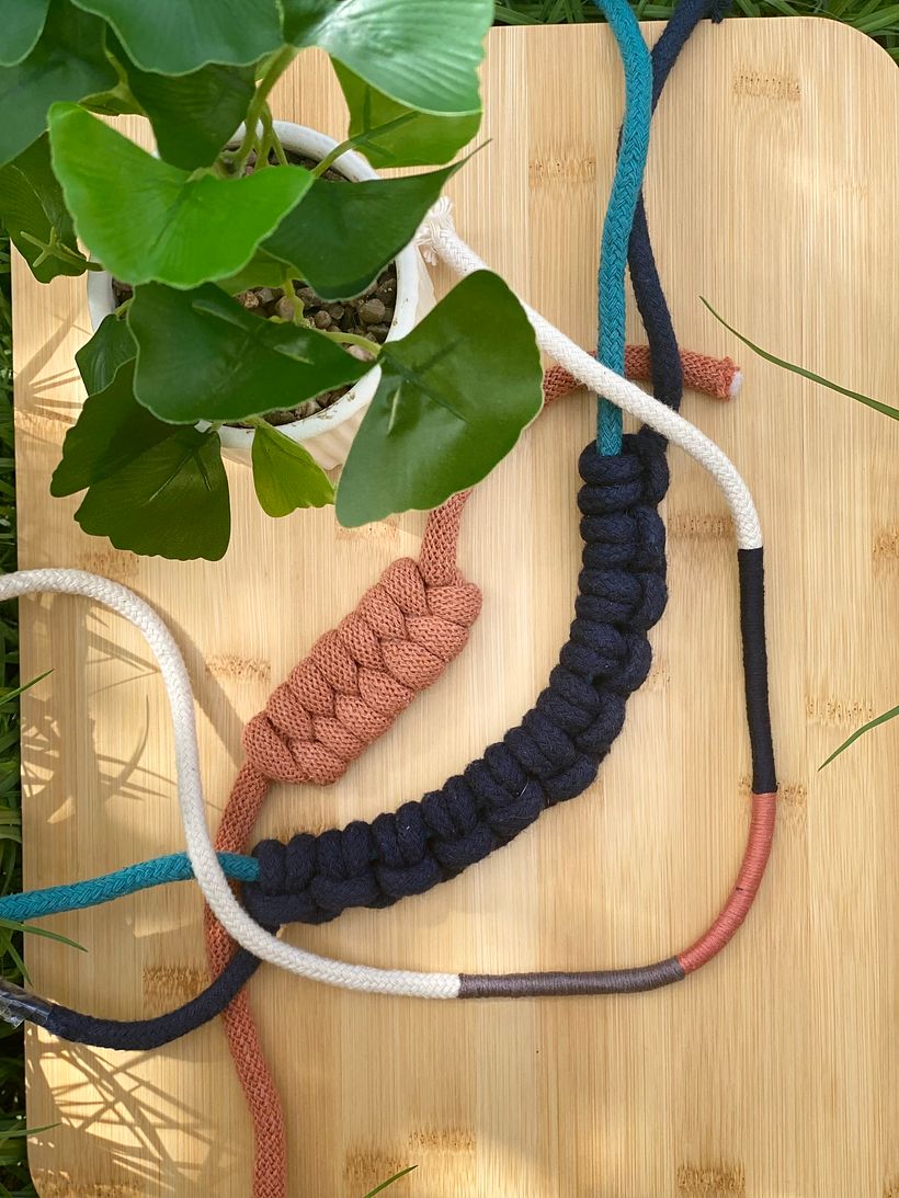 My project for course: Rope Jewelry for Beginners: Make Your Own Necklaces 1