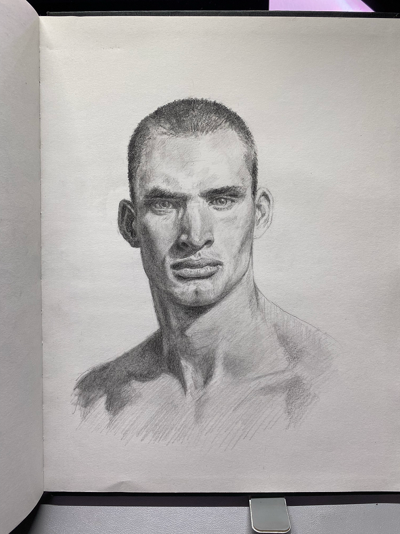 Mi proyecto del curso: Retrato realista con lápiz de grafito 1