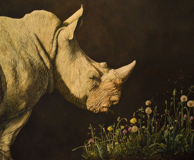 Exotic Animals - Oil Painting 1