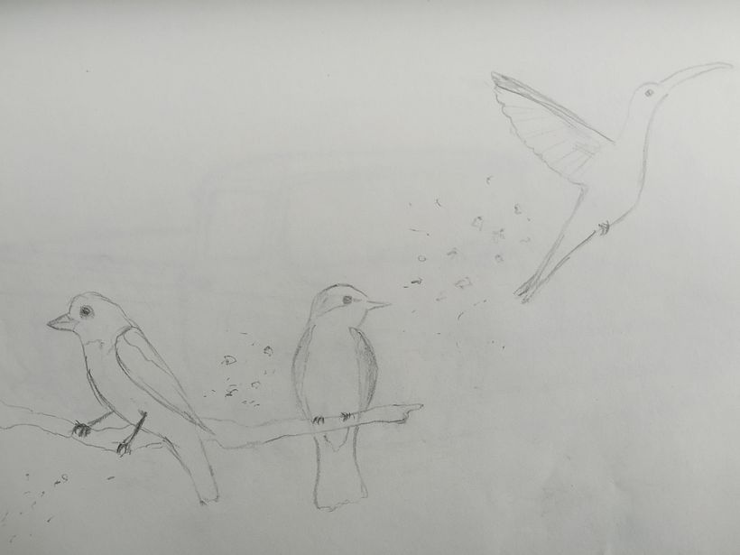 Mi proyecto del curso: Acuarela artística para ilustración de aves 5