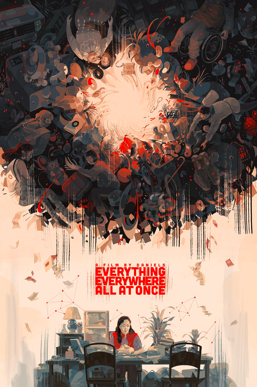 An alternative poster commission to the OSCARS WINNER Everything Everywhere All at Once!