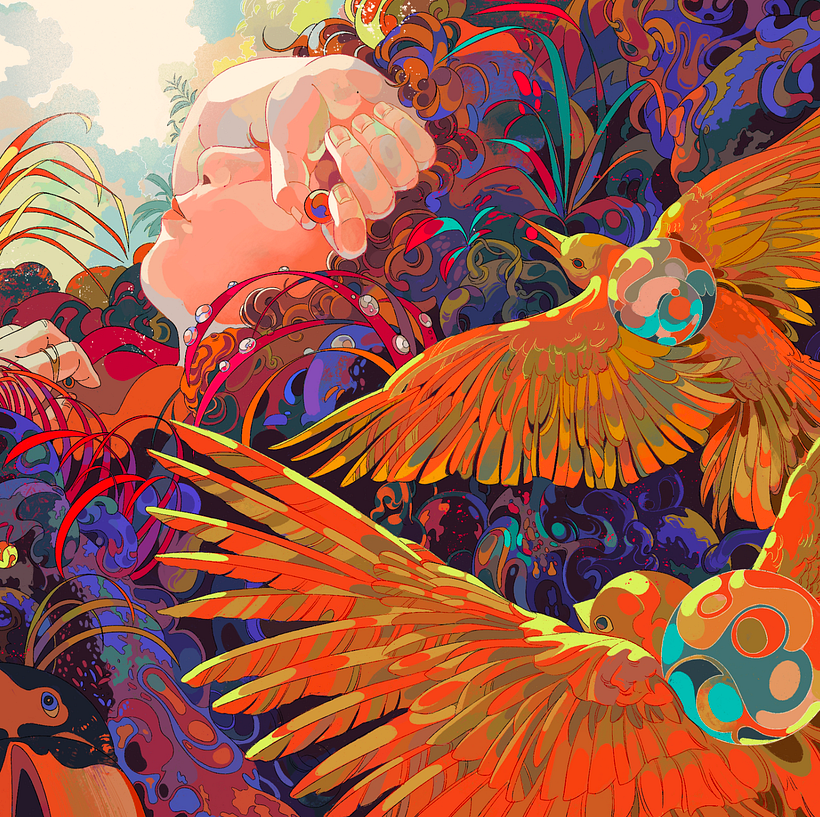 A demo illustration for Procreate App!