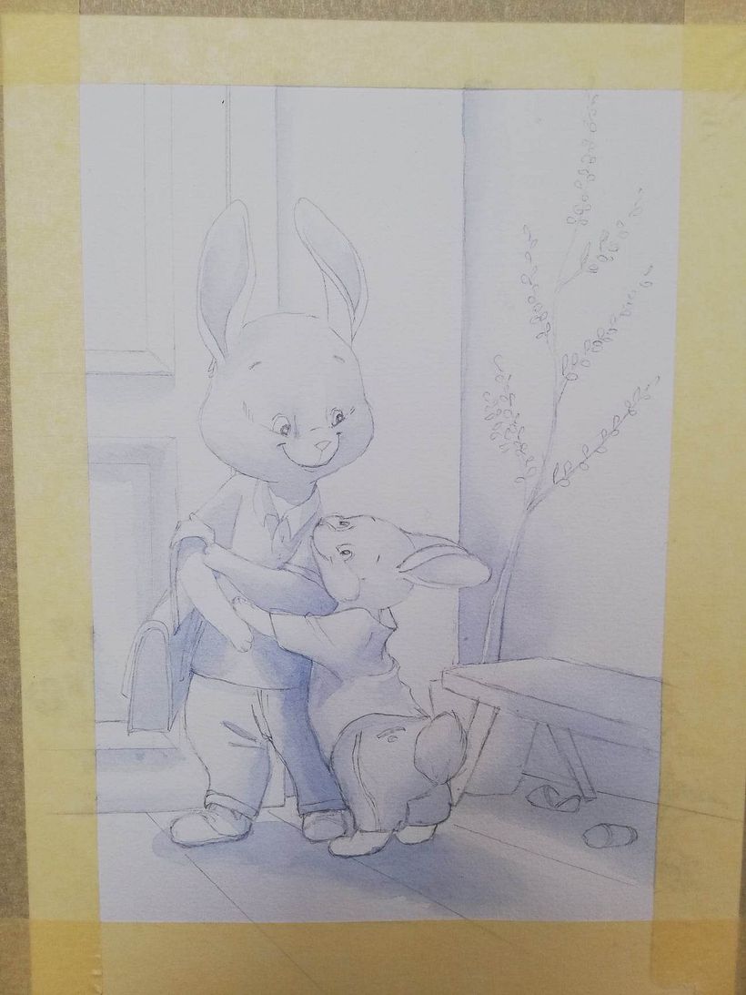 My project for course: Animal Characters in Watercolor for Children’s Books 2