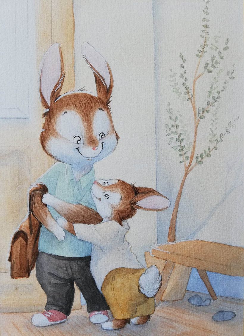 My project for course: Animal Characters in Watercolor for Children’s Books 1