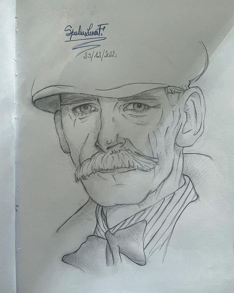 Il mio progetto del corso: Ritratto su blocco da disegno: esplora il volto umano 8