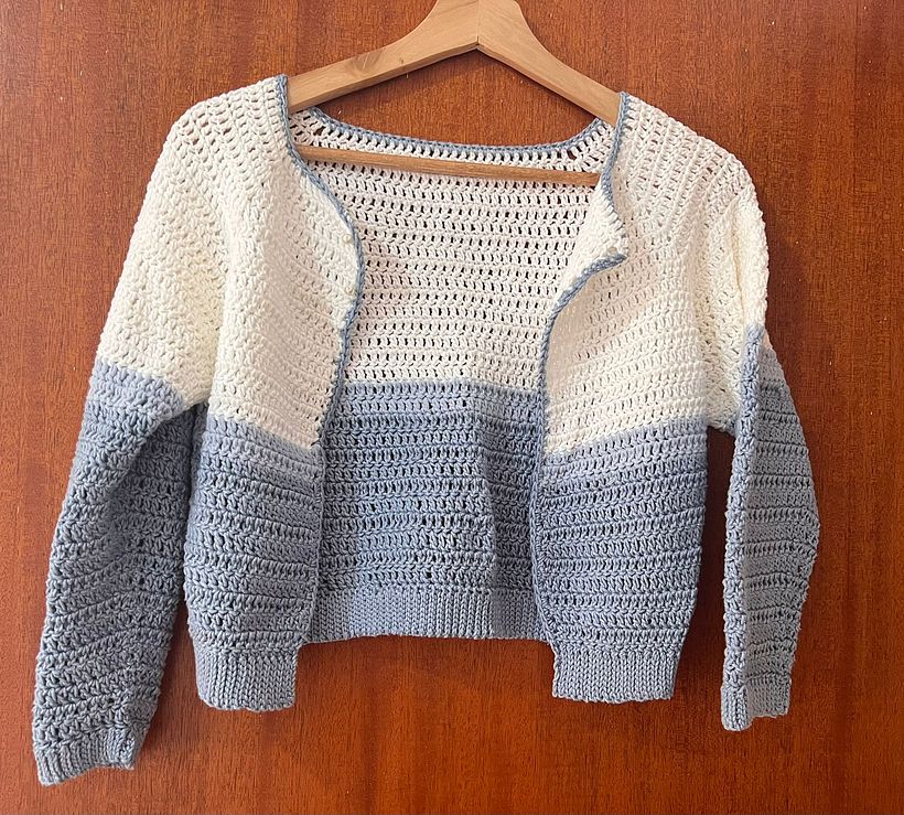 Meu projeto do curso: Top-down: roupas de crochê sem costura 3