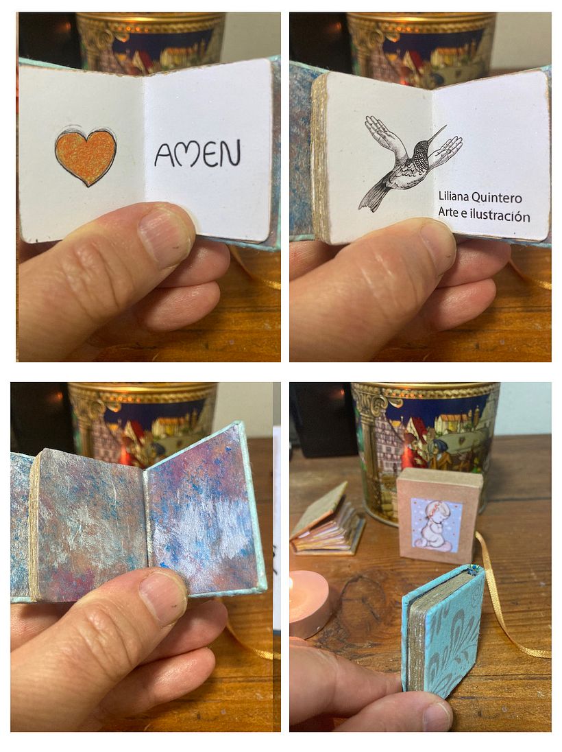 Mi proyecto del curso: Ilustración y encuadernación de libros en miniatura 10