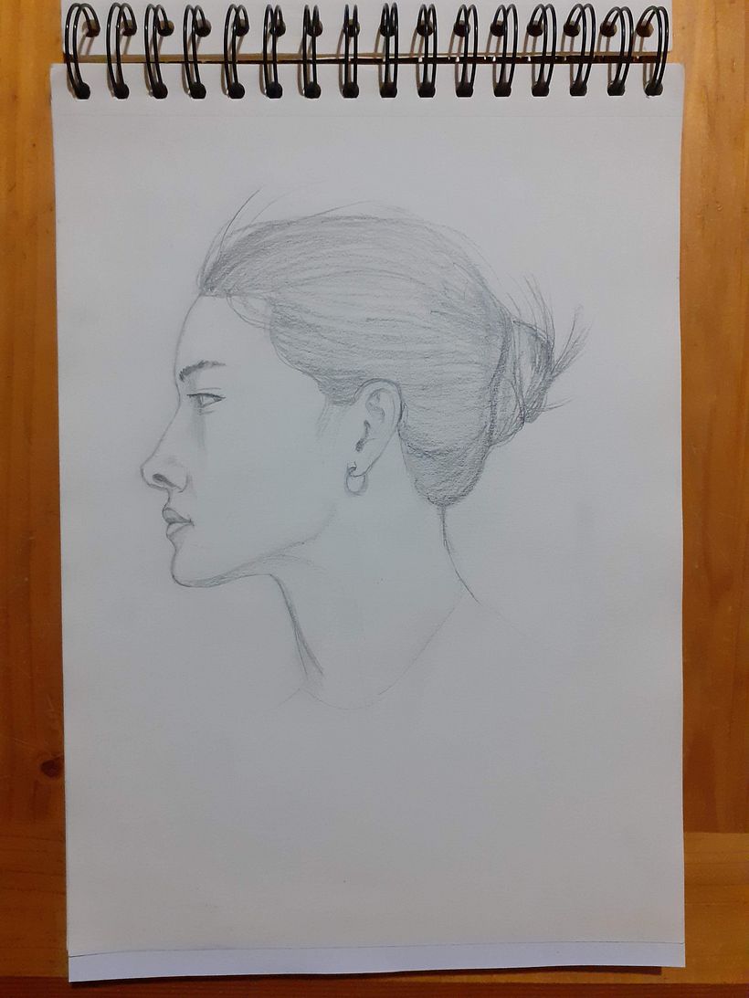 Mi proyecto del curso: Sketchbook de retrato: explora el rostro humano 2