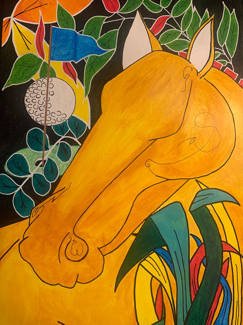 Mi proyecto del curso: Introducción a la pintura acrílica: crea un lienzo tropical 1