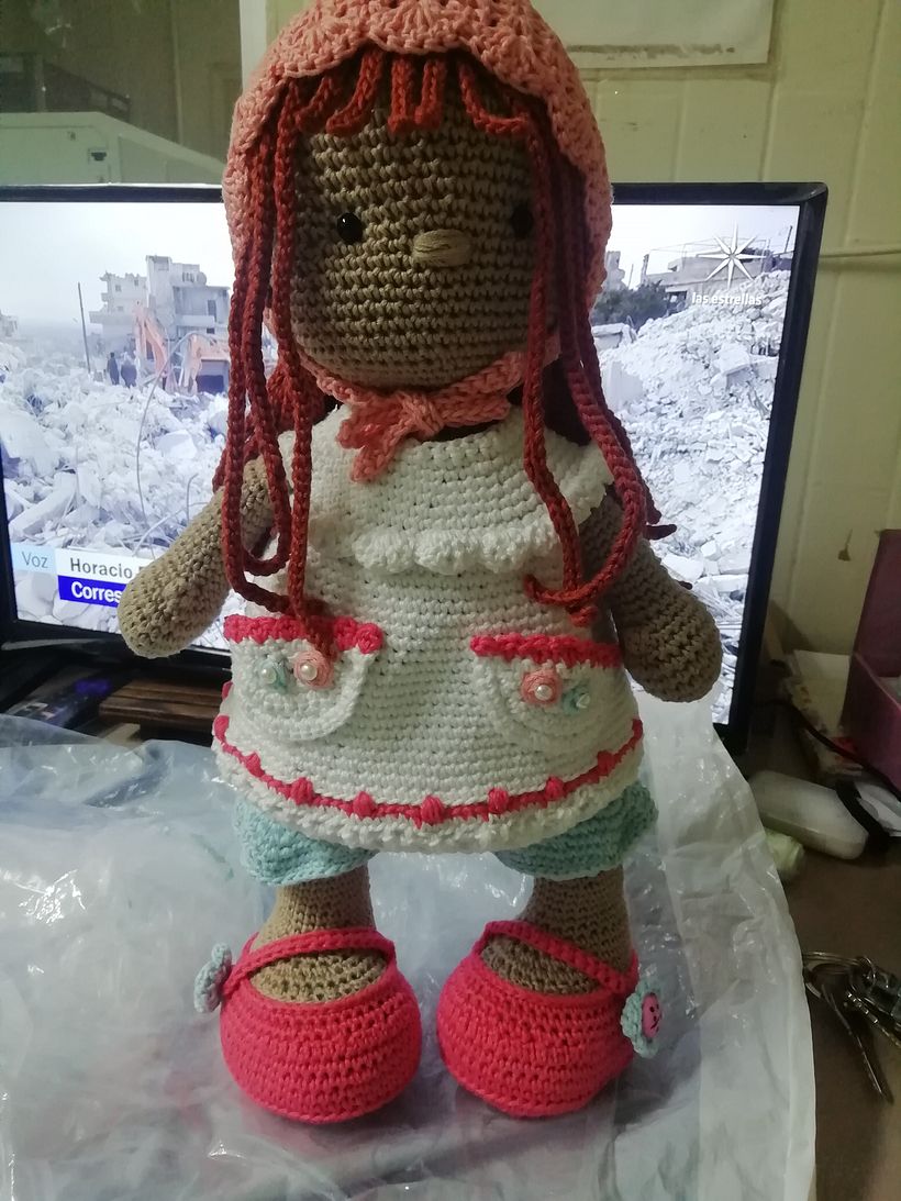 Mi proyecto del curso: Elaboración de muñecas amigurumi románticas 1