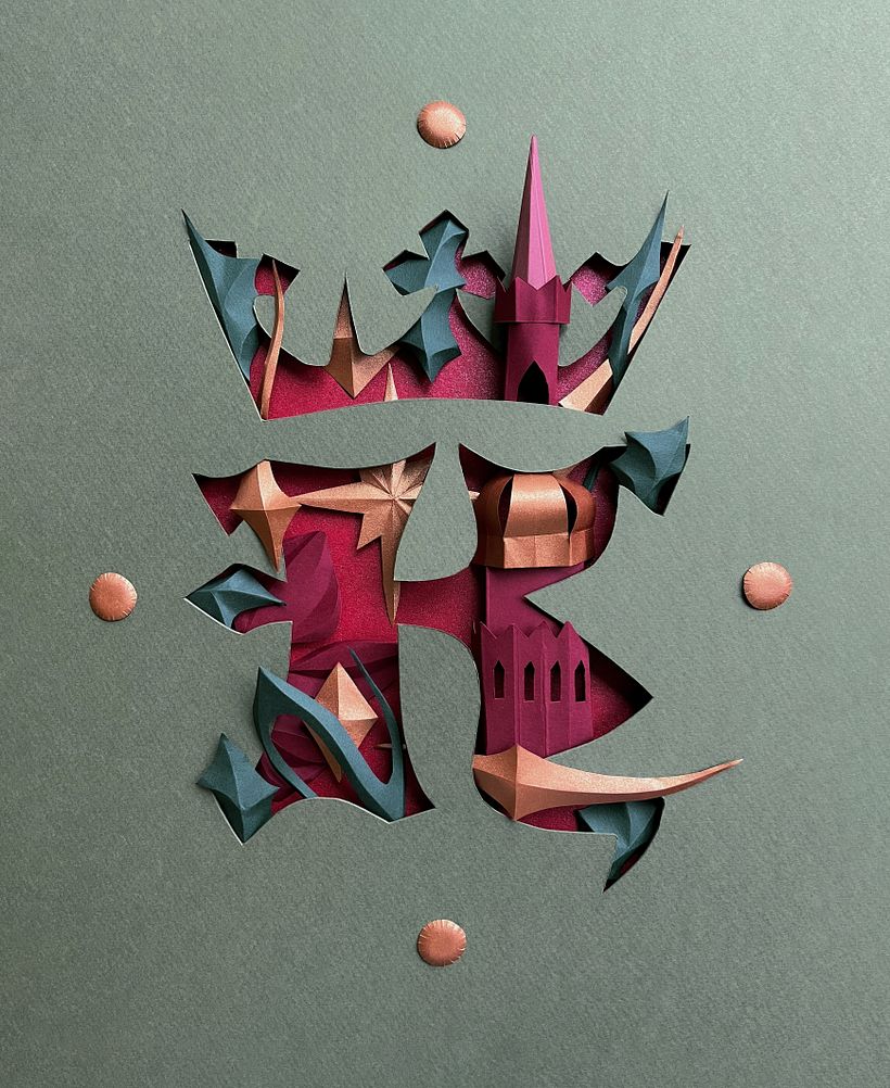 Kraków - paper illustration