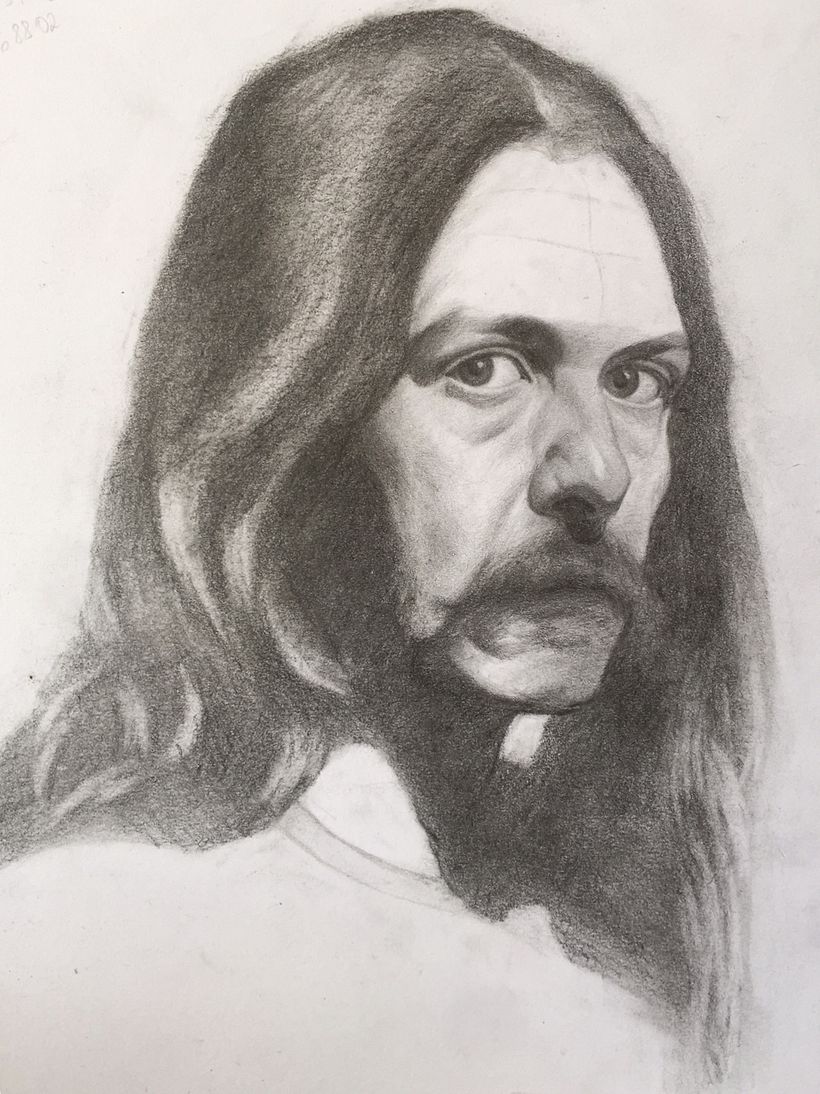 Meu projeto do curso: Retrato realista com lápis grafite 2
