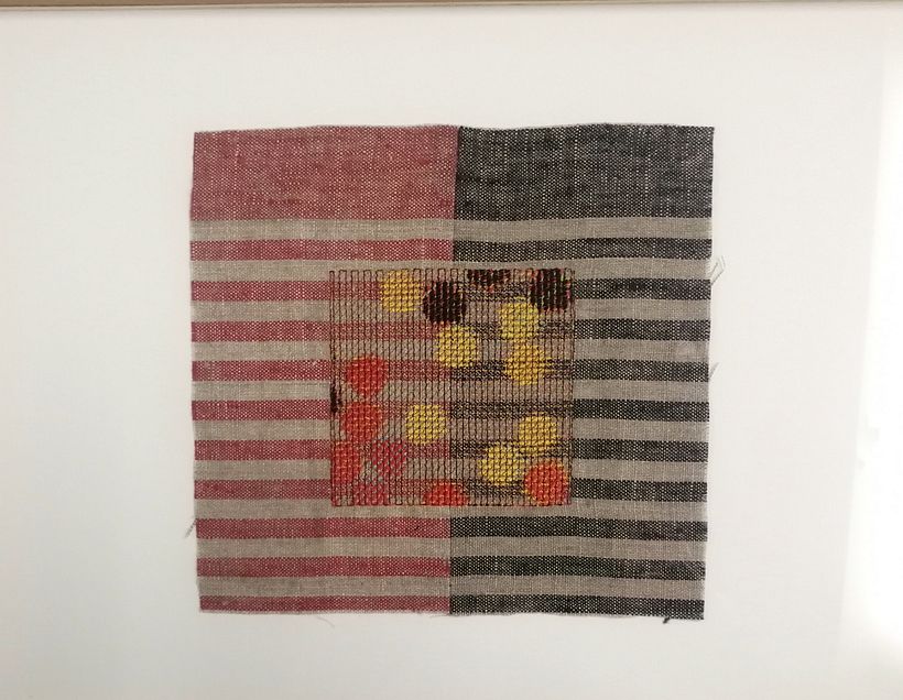 textile art by embroidery machine 1