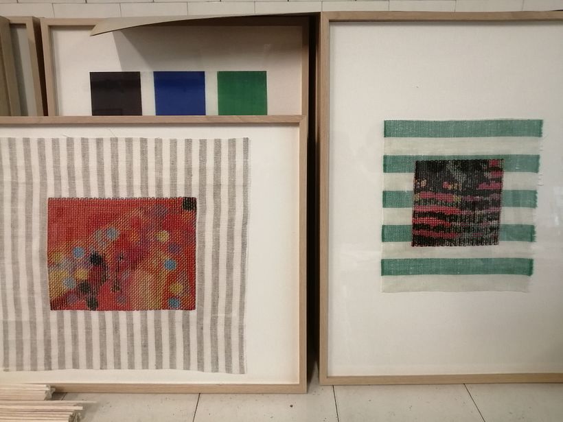 textile art by embroidery machine 2