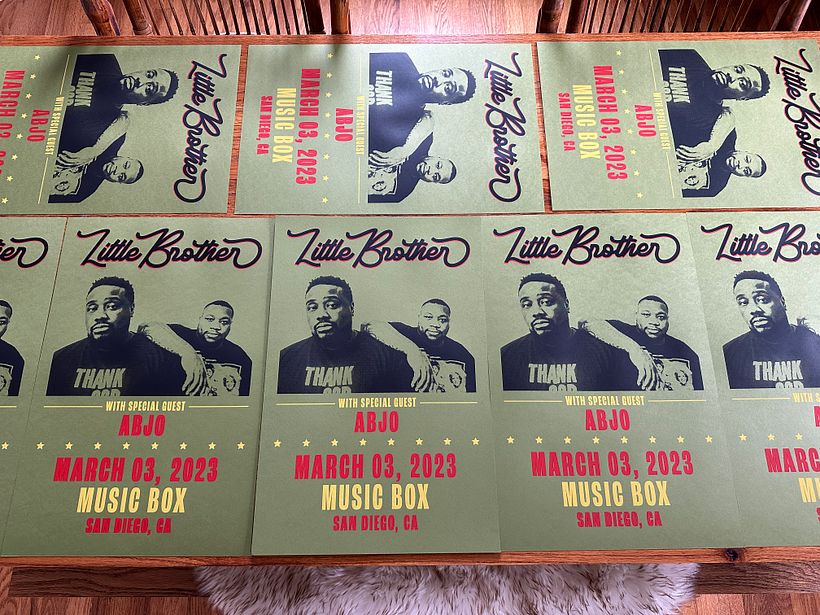 Little Brother Show bills 6