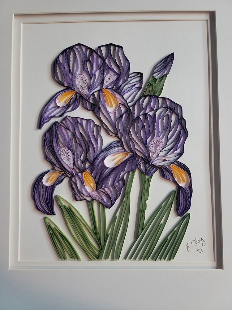 Quilled Iris 3