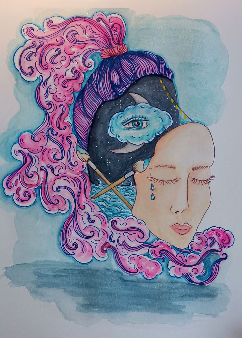 My project for course: Surreal Illustration with Watercolor and Ink 3