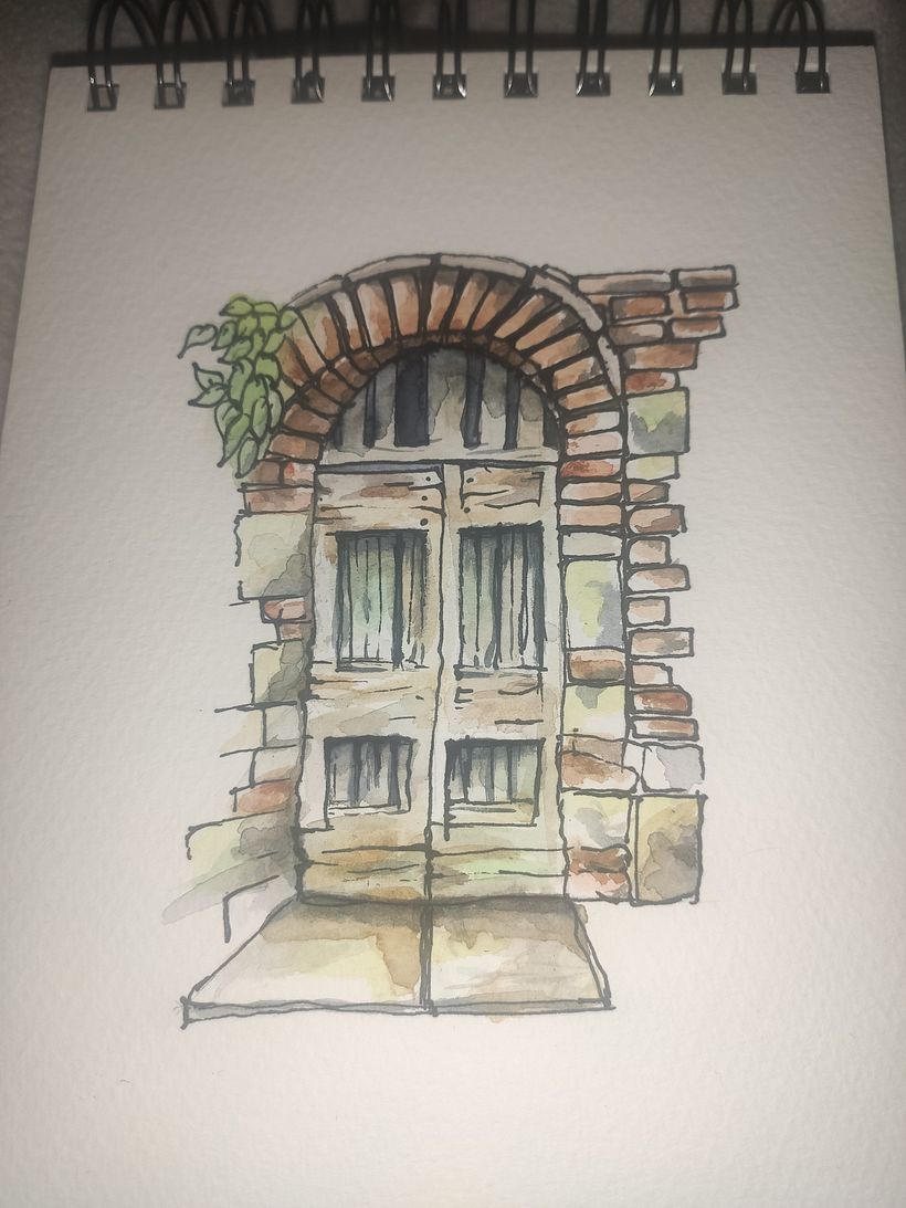 Mi proyecto del curso: Dibujo arquitectónico expresivo con marcadores de colores 8