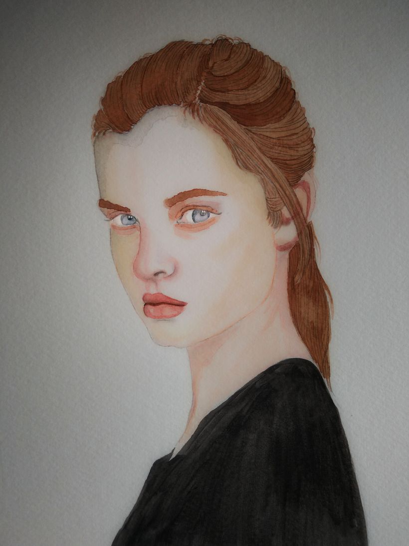 My project for course: Watercolor Portrait from a Photo 1