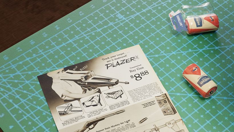 60's Plazer Ray Gun from Multiple Toymakers Hero prop 4