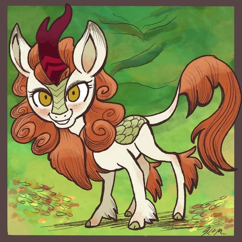 Autumn Blaze, My Little Pony. Inspired by Wolfwalkers