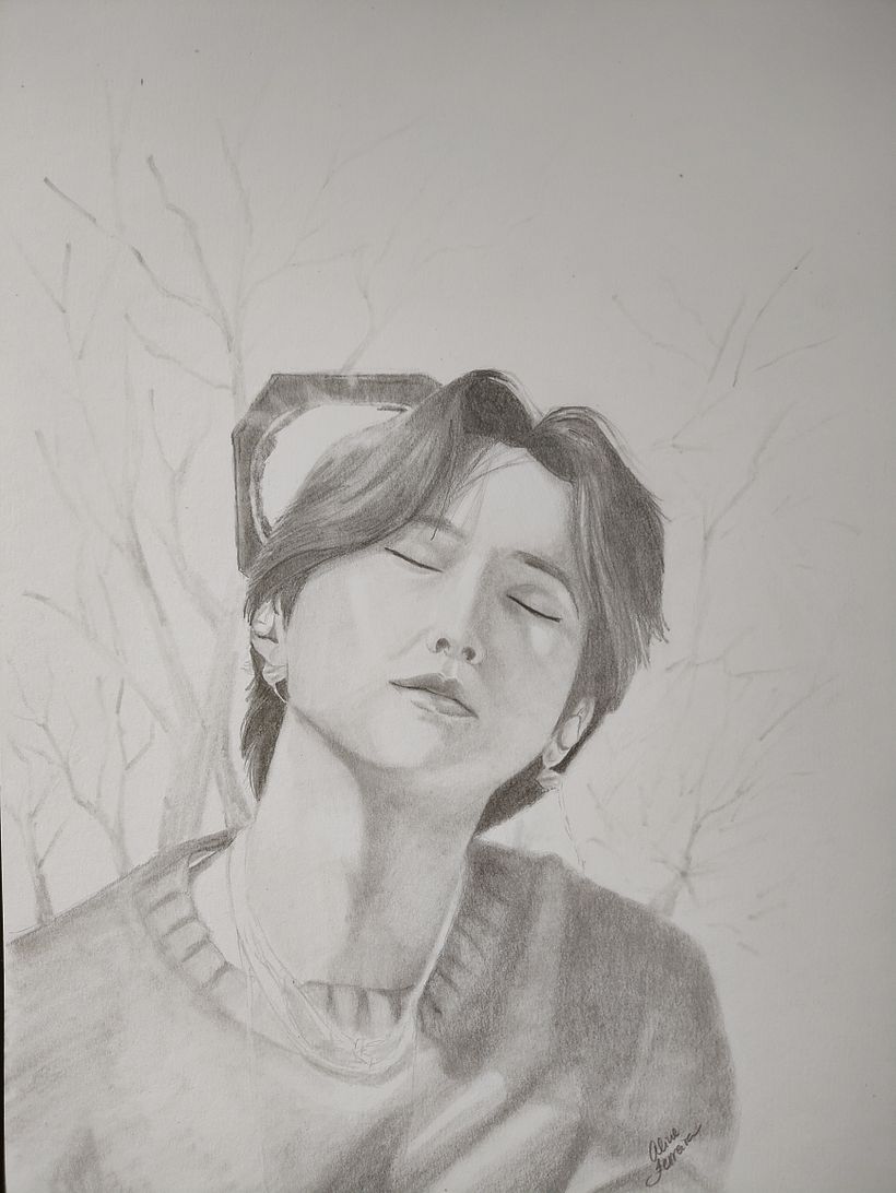 Meu projeto do curso: Retrato realista com lápis grafite 10