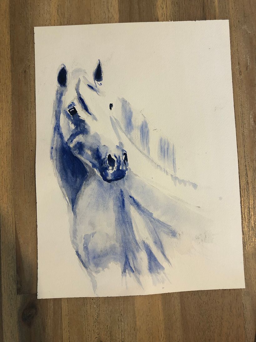My project for course: Expressive Animal Portraits in Watercolor 2